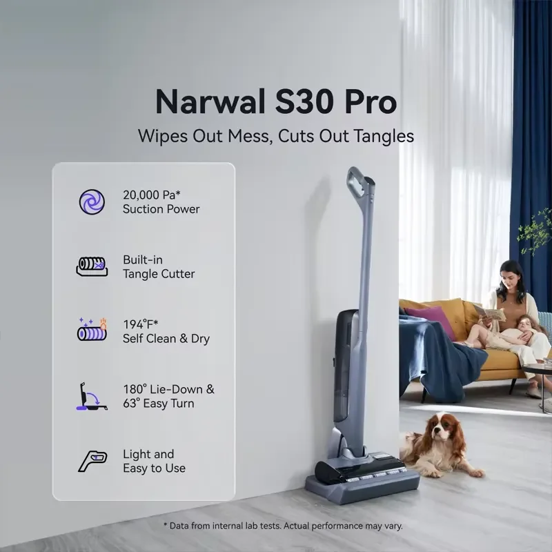 Оригинальные аксессуары для беспроводного пылесоса NARWAL S30 Pro для сухой и влажной уборки: щетка-ролик, HEPA-фильтр, сменный резервуар для воды. (art.: 3920dabef5059) - 3920dabef5059