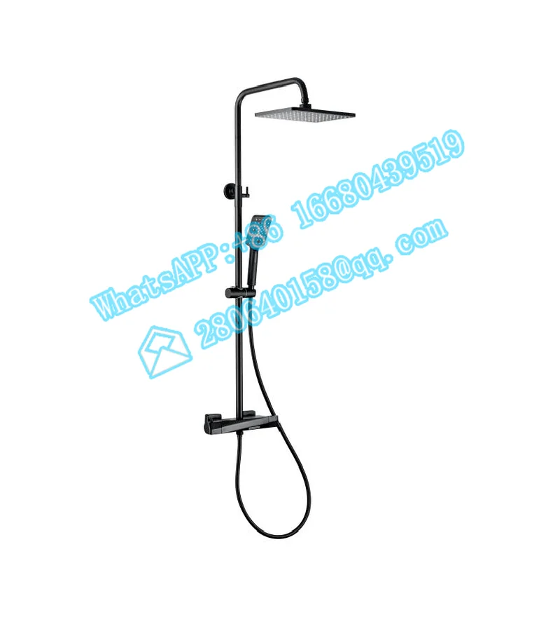 

Black 38 degree constant temperature shower faucet shower bathtub faucet copper shower faucet