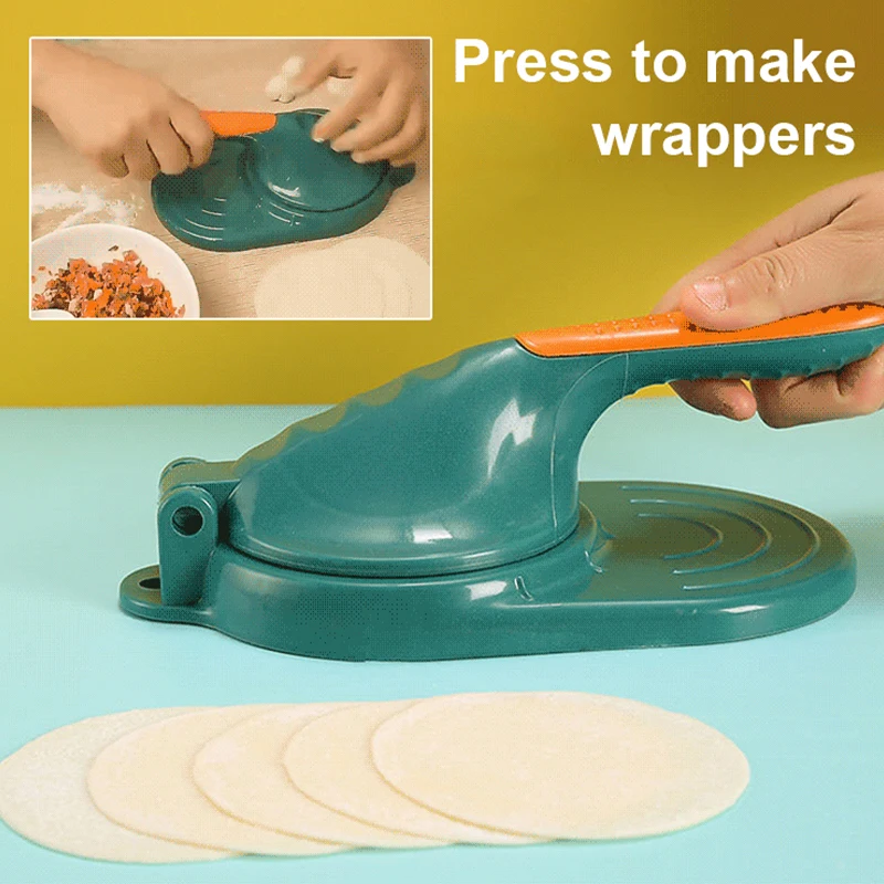 

KATA Dumpling artifact Press Dumpling Wrapper Artifact Household Manual Press Noodle Packs Wonton Dumpling Tool Press