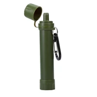 emergency survival equipment straw filter outdoor water purifier portable filtration purifier outdoor hiking camping equipment