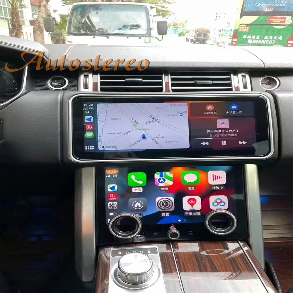 Car Wireless Carplay Climate Board For Range Rover Sport L494 Vogue L405 2013-2017 All Terrain Air Conditioner Climate AC Panel