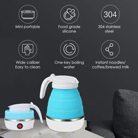 110v 220v electric kettle foldable silicone portable water kettle mini electric kettles travel water boiler camping kettle