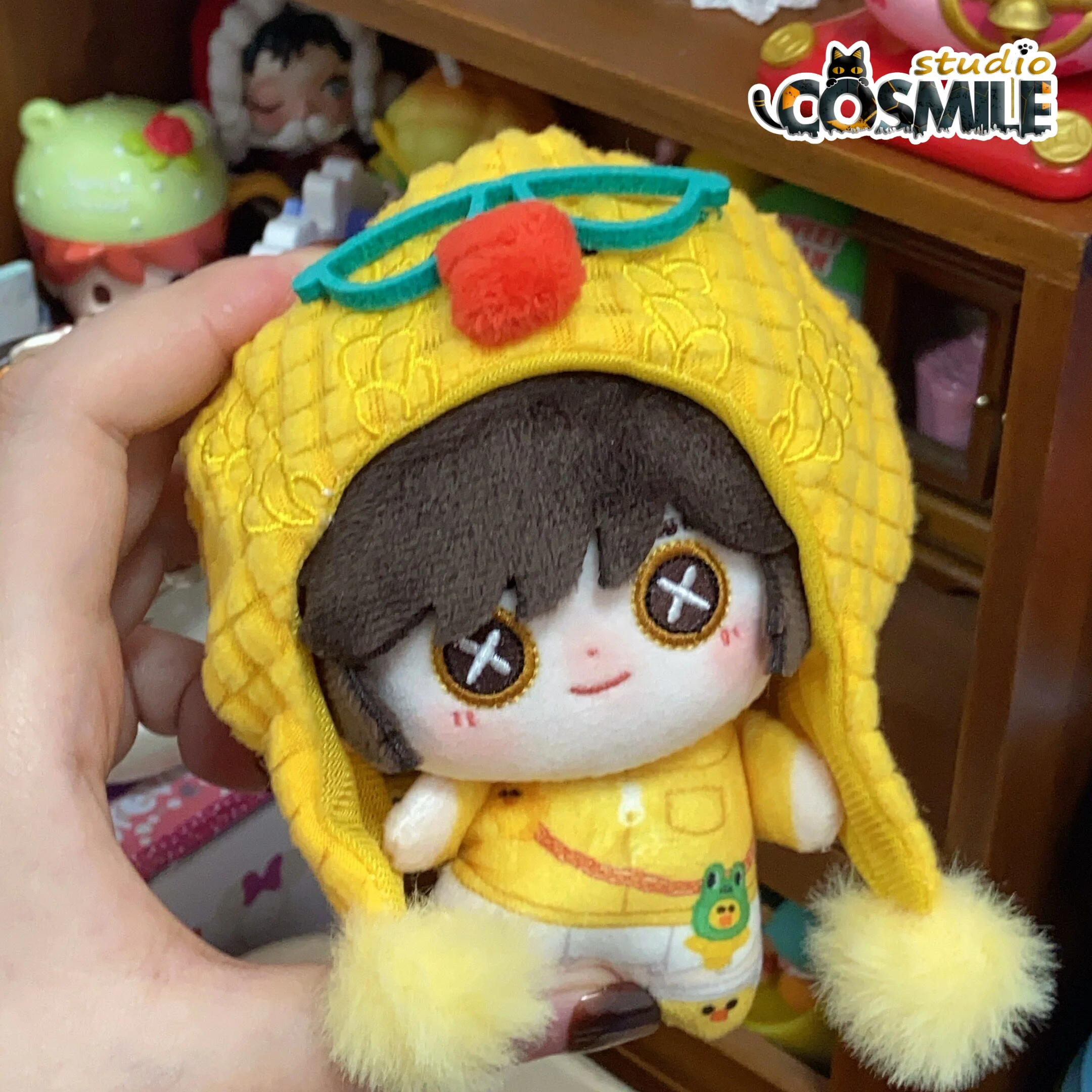 Фото Плюшевая игрушка-брелок Трейси Резник (Механик) из Identity V, персонаж Выживших, в виде морской звезды, размер 10 см, нуигуруми, кукла, фигурка, игрушка №3