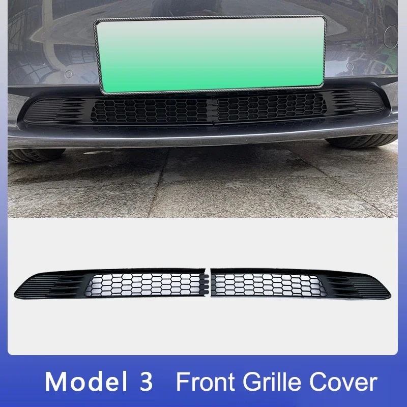 

Нижняя решетка бампера, сетка для Tesla Model 3Y 2021-2023, пылезащитная защита от насекомых, защита переднего воздухозаборника, автомобильные аксессуары