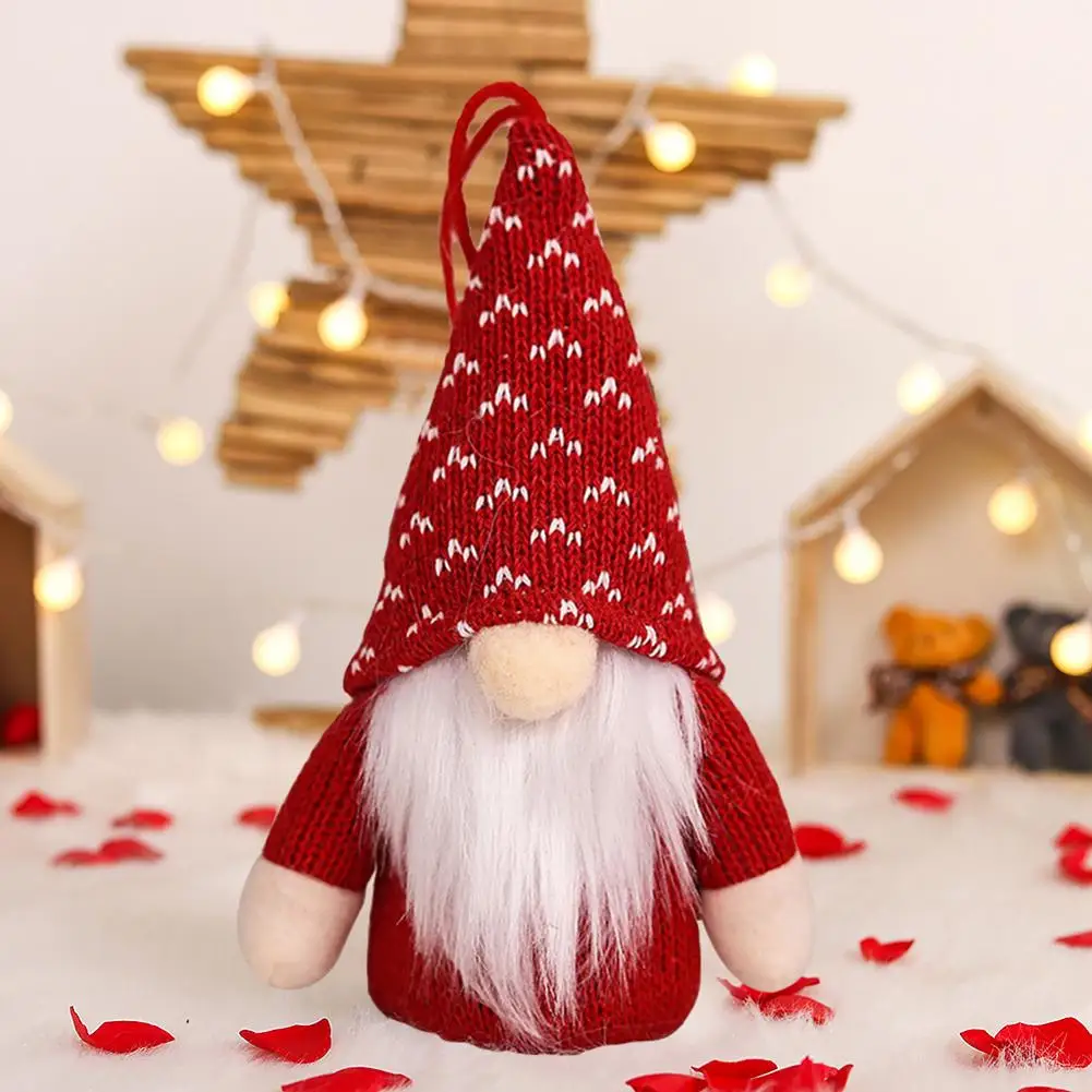 

2pcsFaceless Doll with LED Lights Goblin Dwarf Gnomes Ornaments Desktop Figurines Plush Glowing Dolls Pendant Valentines Day Toy