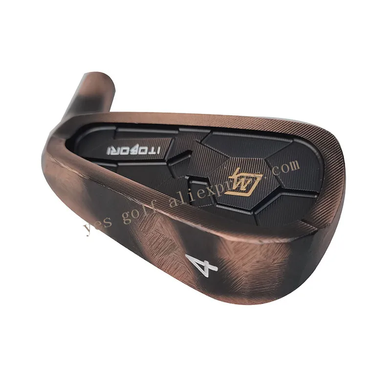 itobori-copper color golf iron head forged carbon steel CNC iron wood ironFree shipping