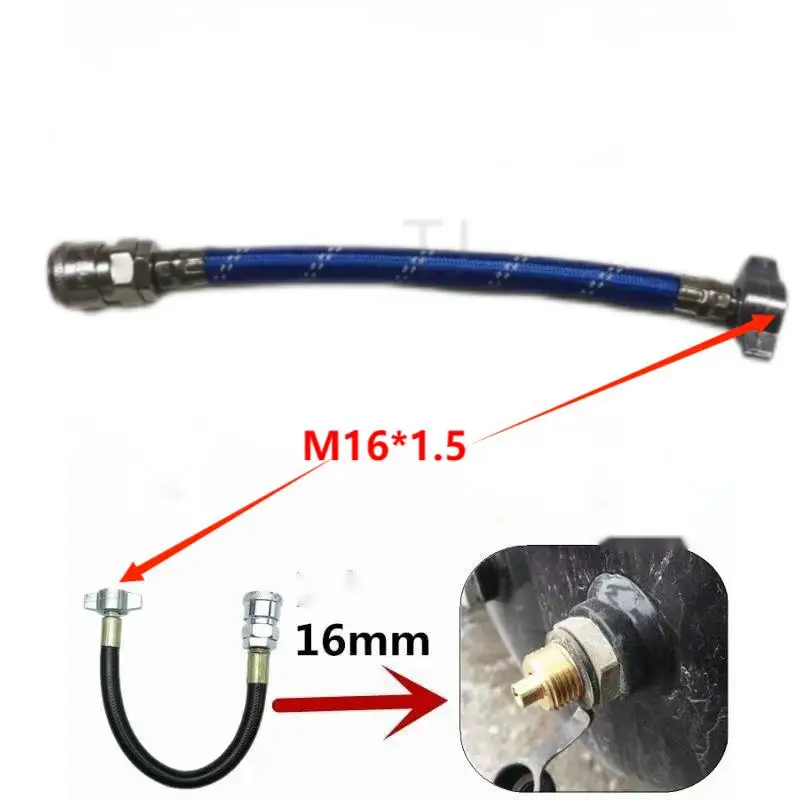 

M16*1.5 Truck Air Storage Tank Intake Pipe Connector Gas Cylinder Valve Pneumatic Dust Blow Gun Blower Connect