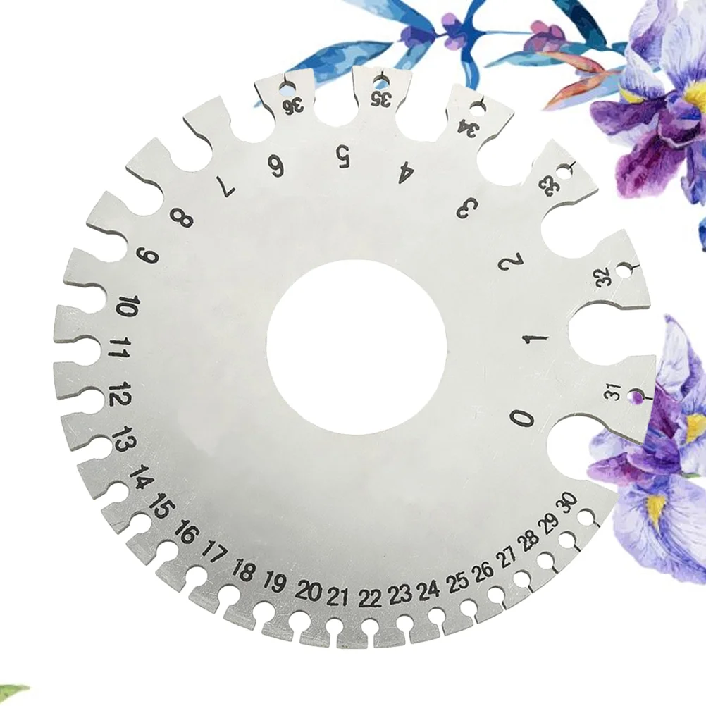 Измеритель диаметра круглого провода линейка толщины кабеля измерительный