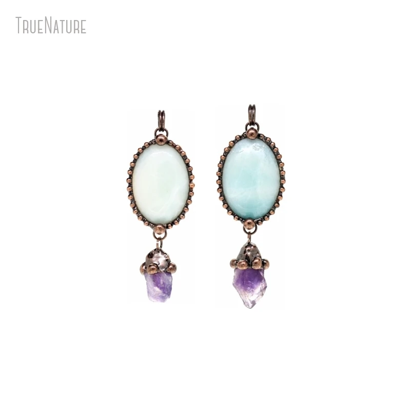 

10 шт., оптовая продажа, подвеска в старинном стиле, цвет бронзы, Amazonite