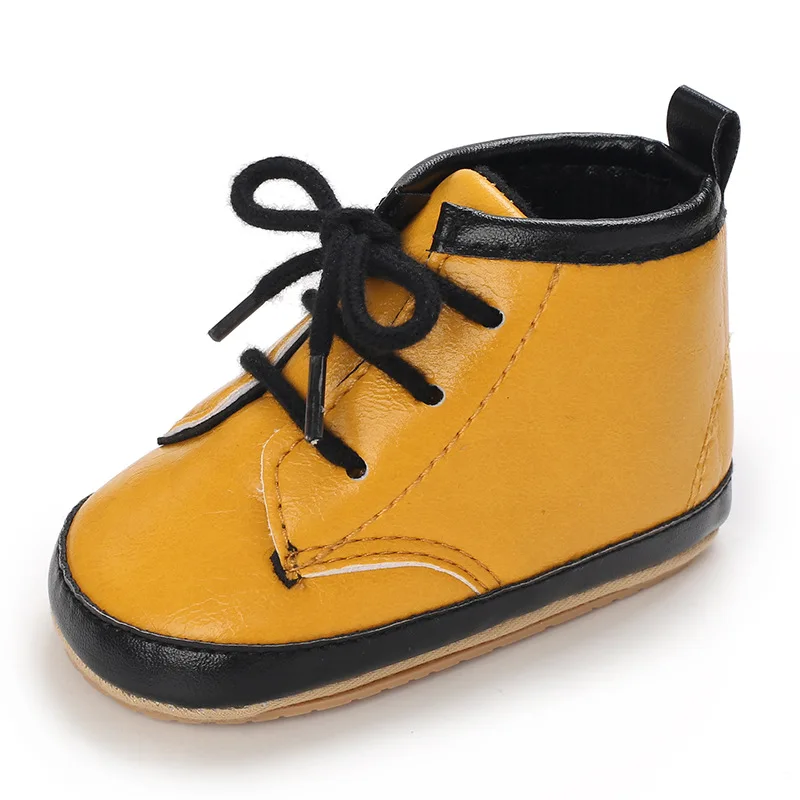 Весенне-осенние От 0 до 1 года повседневные ботинки из искусственной кожи для