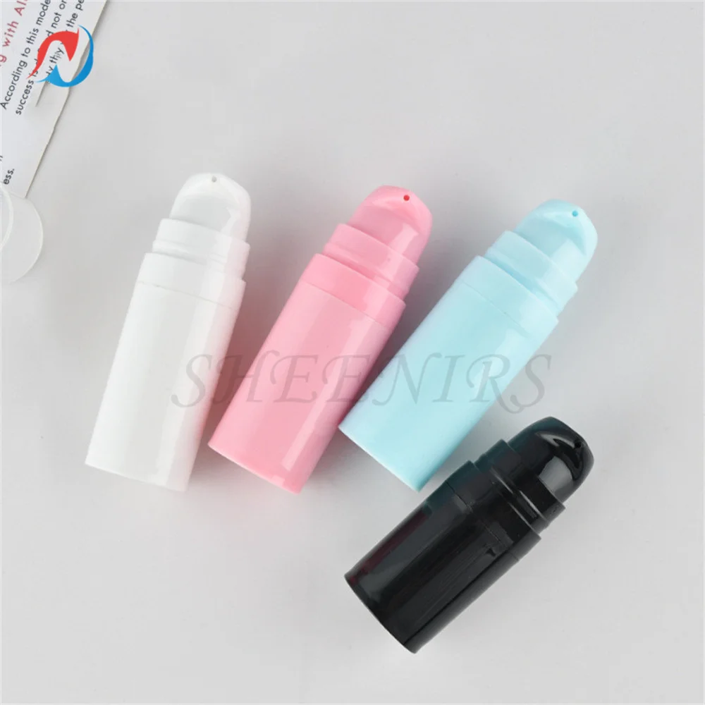 

20/50pcs 5ml 10ml 15ml Empty Airless Pump Bottles Mini Lotion Vacuum Cosmetic Containers Women Make up Travel Emulsion Bottle