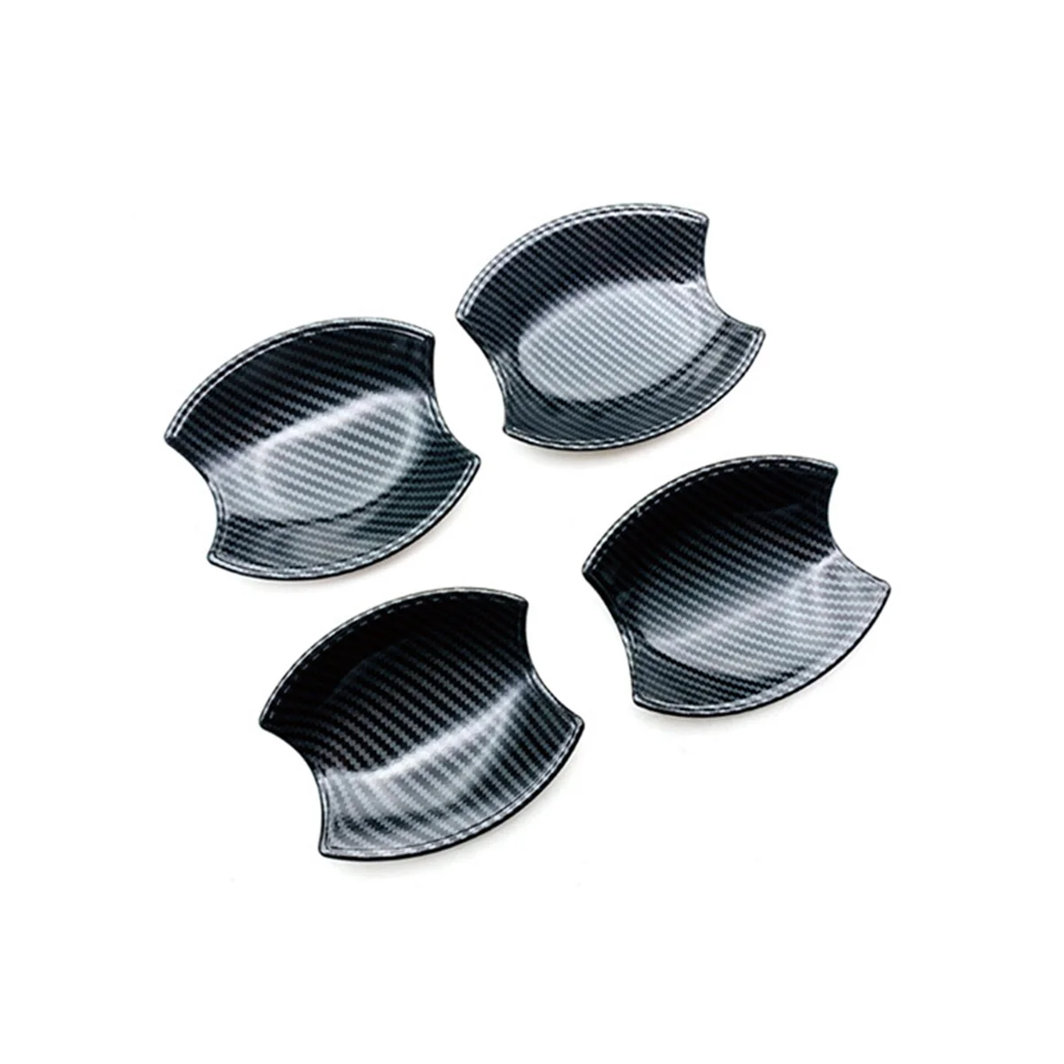 

For 2022 2023 Door Handle Bowl Cover Trim Frame Door Handle Decorative Stickers Carbon Fiber