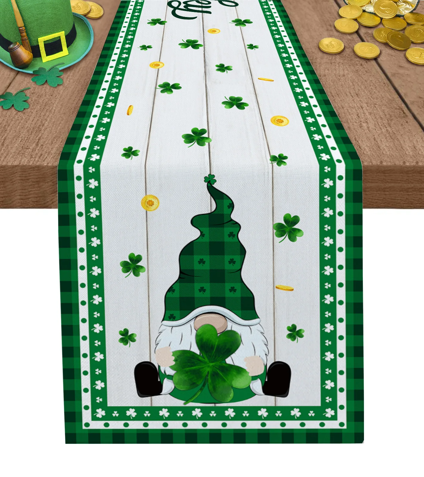 

Столешница с изображением Гнома На день клевера St Patrick'S Day