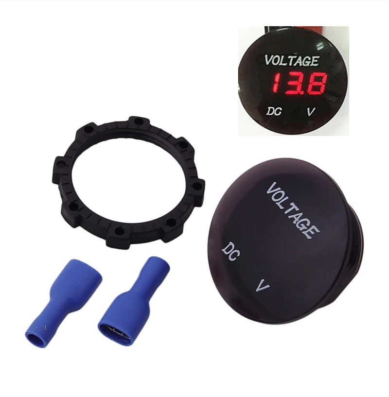 Цифровой вольтметр со светодиодный Ной панелью 12 В-24 В |