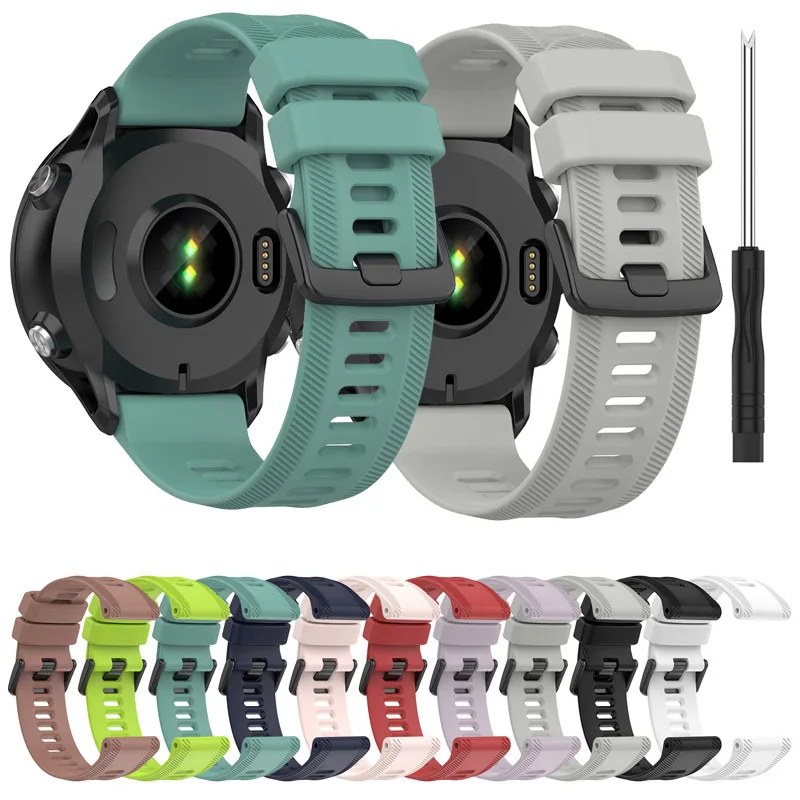 Силиконовый ремешок для наручных часов Garmin Fenix5 Fenix6 GPS Forerunner 955 935 945 браслет instinct