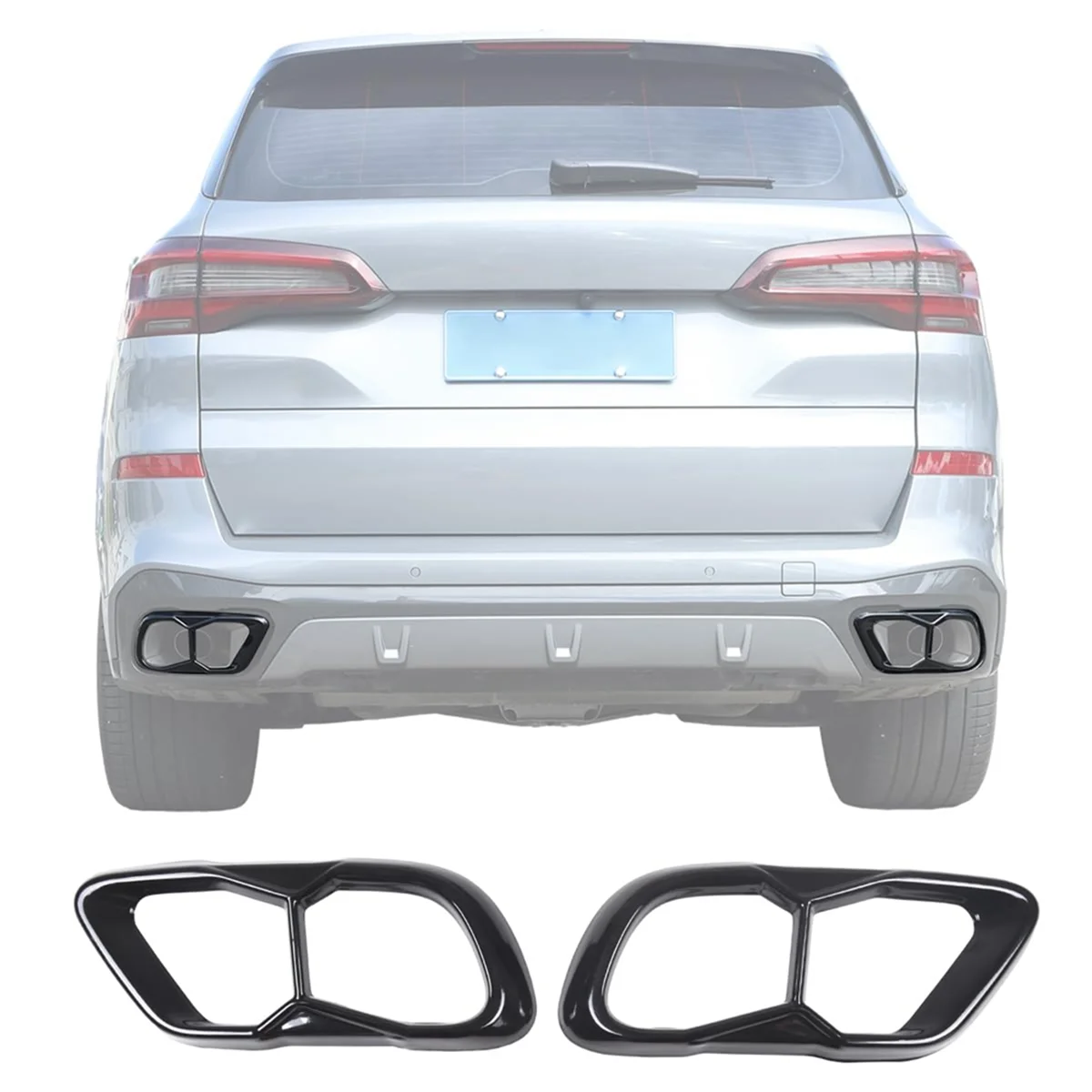 Для BMW X5 G05 X6 G06 X7 G07 2019-2022 (M60) Автомобильный глушитель выходная крышка выхлопной