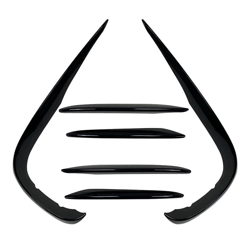 6 шт. передний бампер противотуманная фара накладка на решетку радиатора отделка