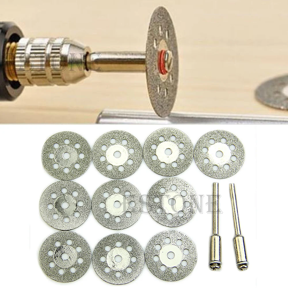 

Circular Saw Blades Cutting Wheel Discs Mandrel Cutoff Rotary Tool 10pcs