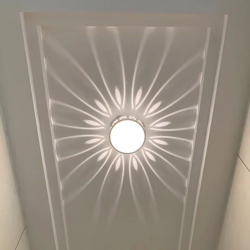 $16.53 LED downlight hole spotlights bedroom study living room creative lamps modern home decoration Indoor lighting