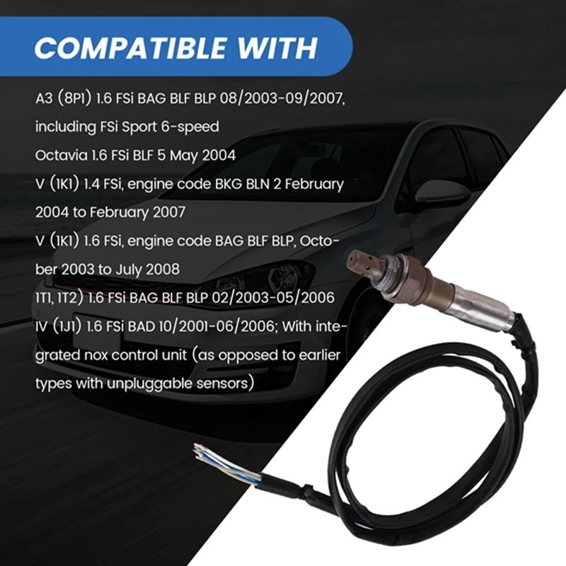 Новый датчик Nox типа 6 проводов для Golf V IV Touran Skoda 1.6L FSI 1.4 03C 906807 A 907807 D C