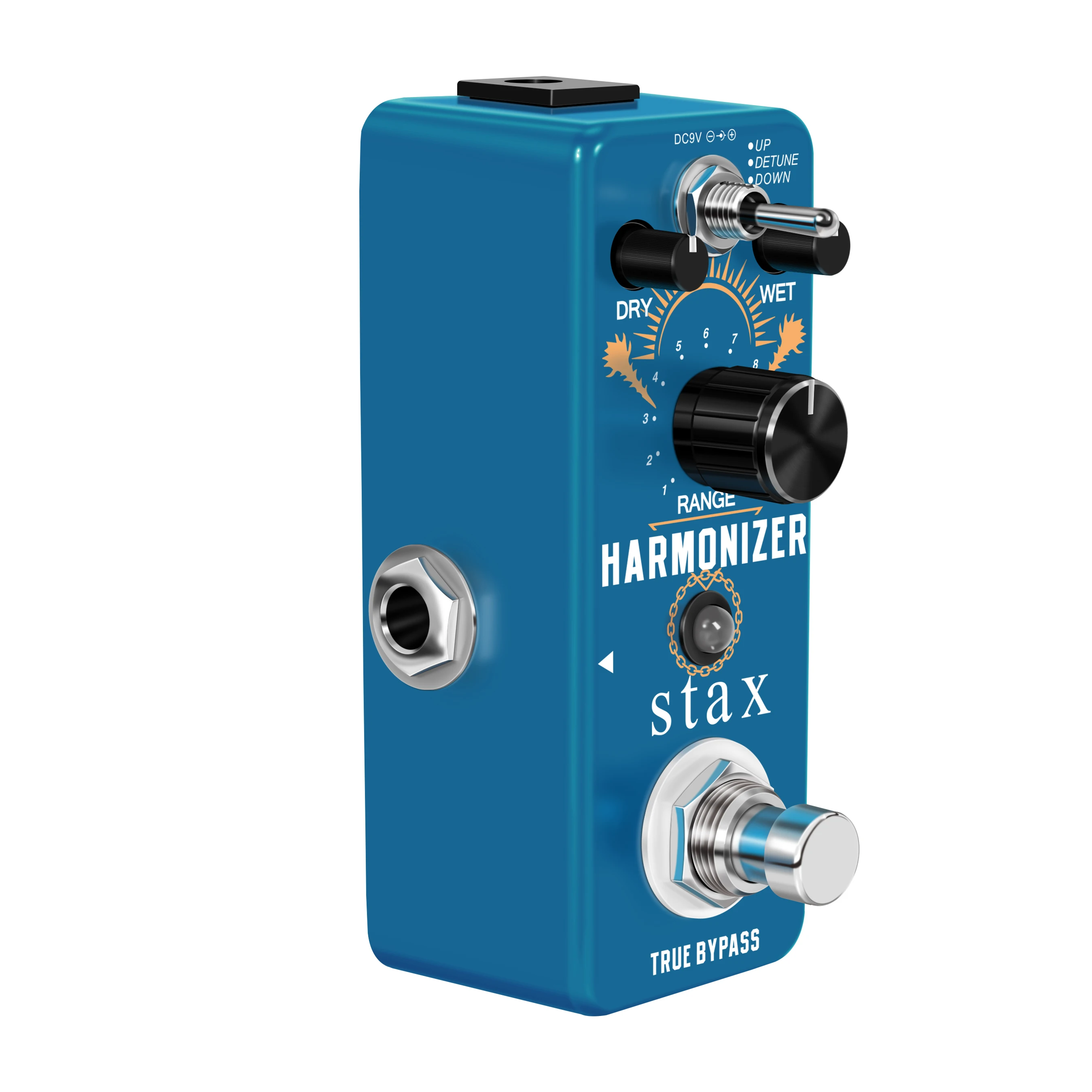 Stax LEF-3807 Guitar Harmonizer Pedal Digital Pitch Effect Pedals Original Signal To Create Harmony/Pitch Shift/Detune