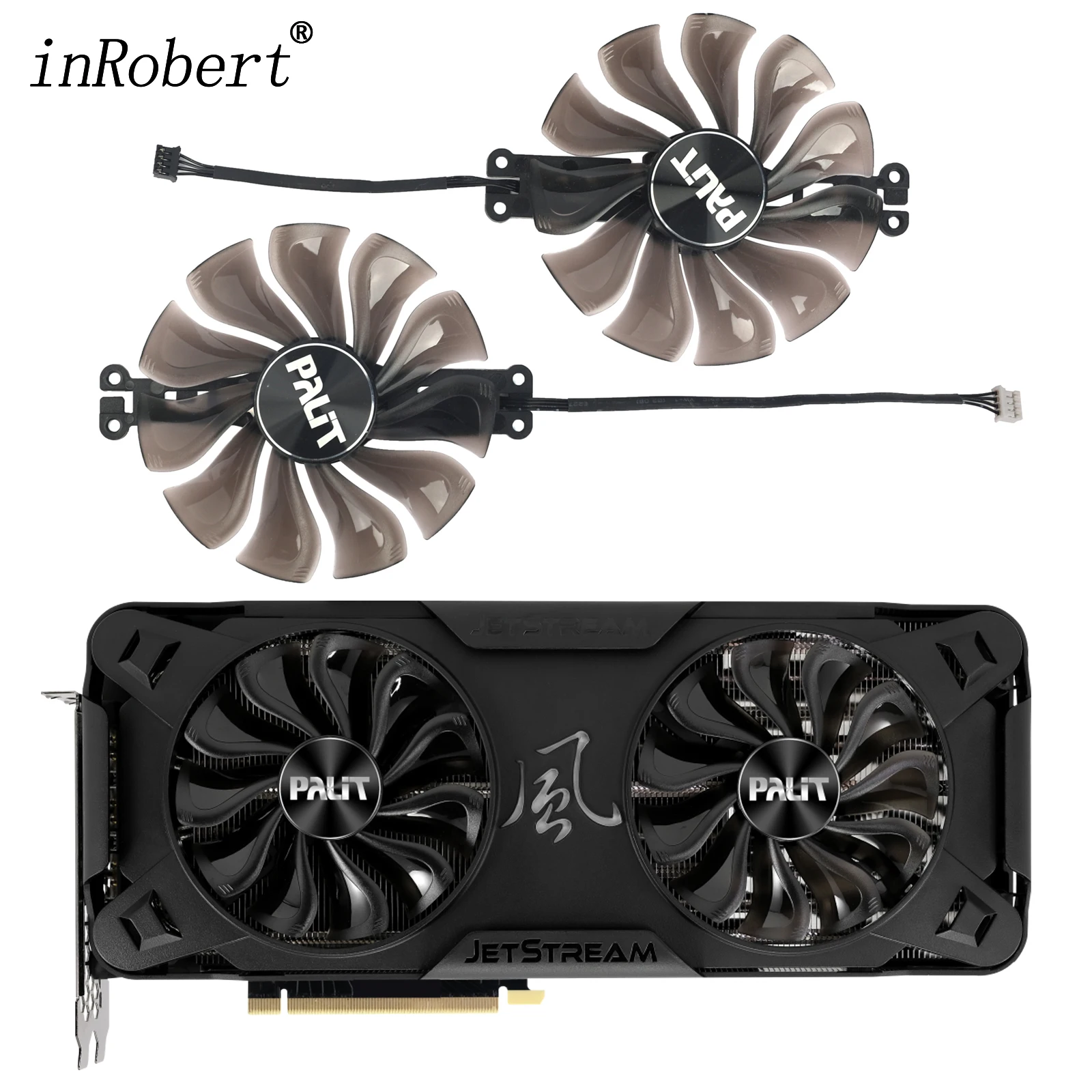 

95MM TH1015B2H-PAA01 Video Card Fans Replacement For Palit RTX 3070 JetStream Graphics Card Cooling Fan