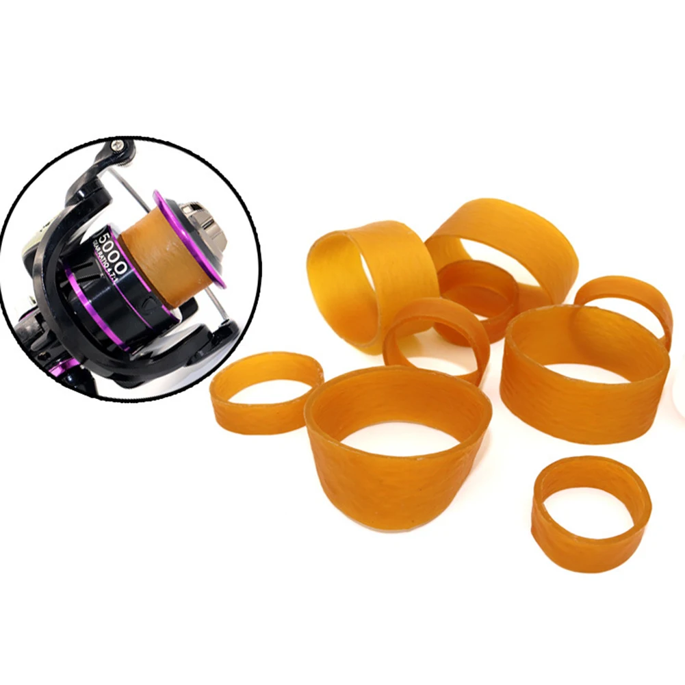 

25pcs Fishing Spinning Reel Belt Wheel Clamp Fishing Fixed Drop Distance Fly Fishing Reel Belt Spinning Wheel Reel Accessory