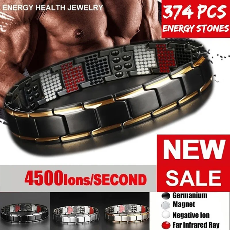 

Magnetic Therapy Bracelet Detachable Magnet Bracelet Male Accessories Magnetic Therapy More mens jewlery