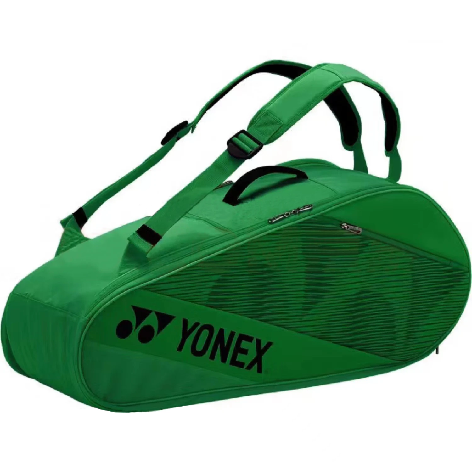 YONEX 2023 Leather Tennis Bag for 6pcs Racket Double Deck Badminton Backpack With Shoes Pocket Shuttlecock Tennis Racquet Bag