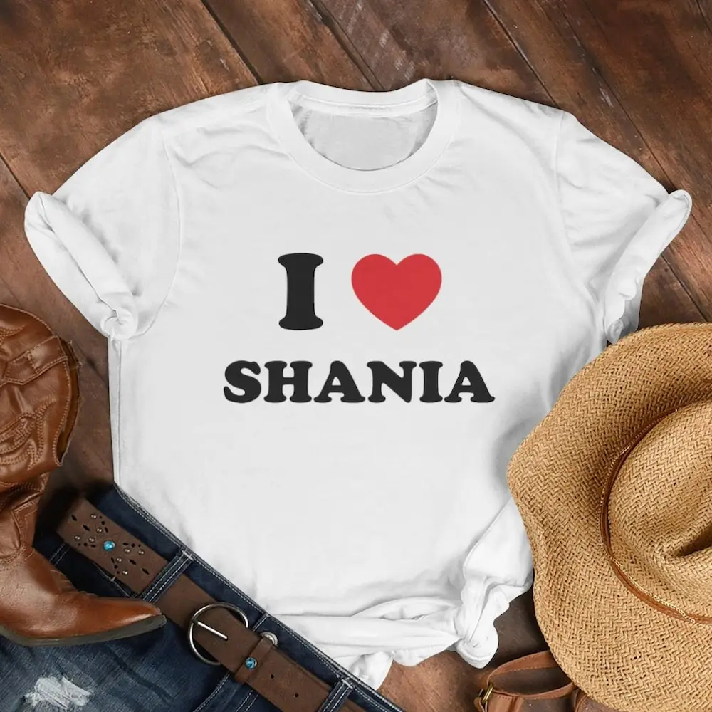 I Love Shania Shirt Tour Twain Merch Queen Of Me размера плюс