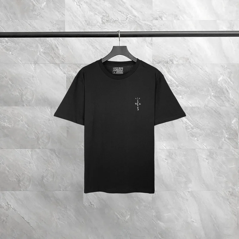 

New Travis Scott Cactus Jack Astroworld Look Mon I Can Fly T-Shirt Hip Hop T Shirts Quality Cotton Short Sleeves Tees Men