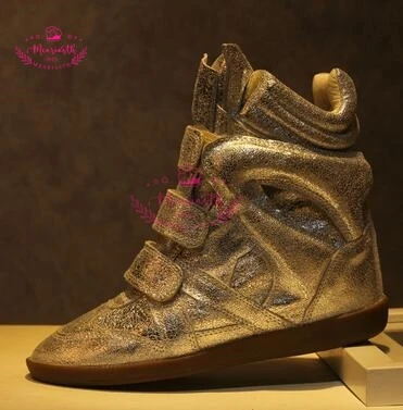 

Женские кроссовки на танкетке Meariath, повседневные туфли из натуральной кожи на платформе, увеличивающие рост, весна-осень-зима