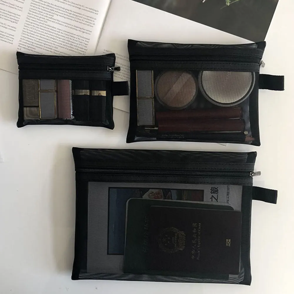 Рисунок 6 - Черная сетчатая косметичка для женщин