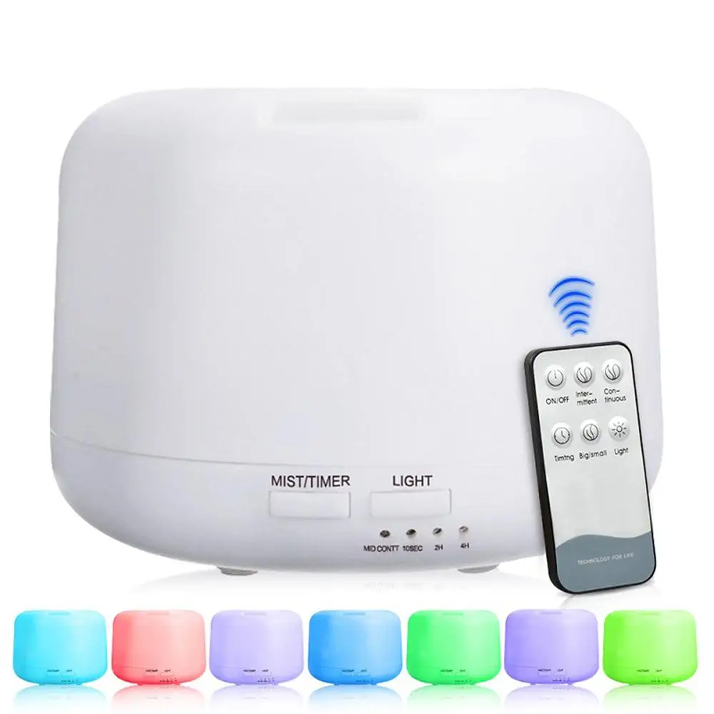 

Aromacare Aromatherapy Essential Oil Diffuser 300ml 12H Cool Mist Humidifier For Home Baby Bedroom 7 Colors Lights Humidifiers