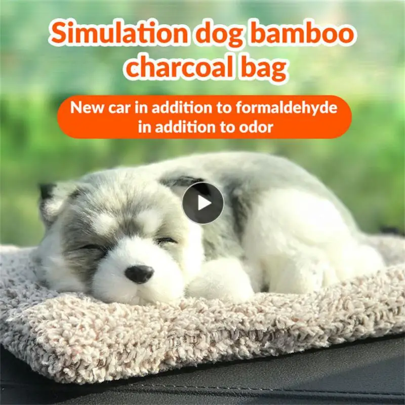 

Delicate Touch Interior Decoration Universal Automobile Accessories Comfortable Purified Air Simulation Dog Bamboo Charcoal Bag