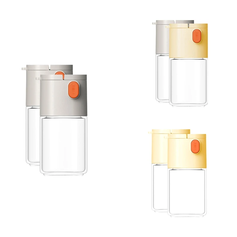 BEAU-2PCS Солонки и перечницы Бутылка для контроля соли приправ Банки специй