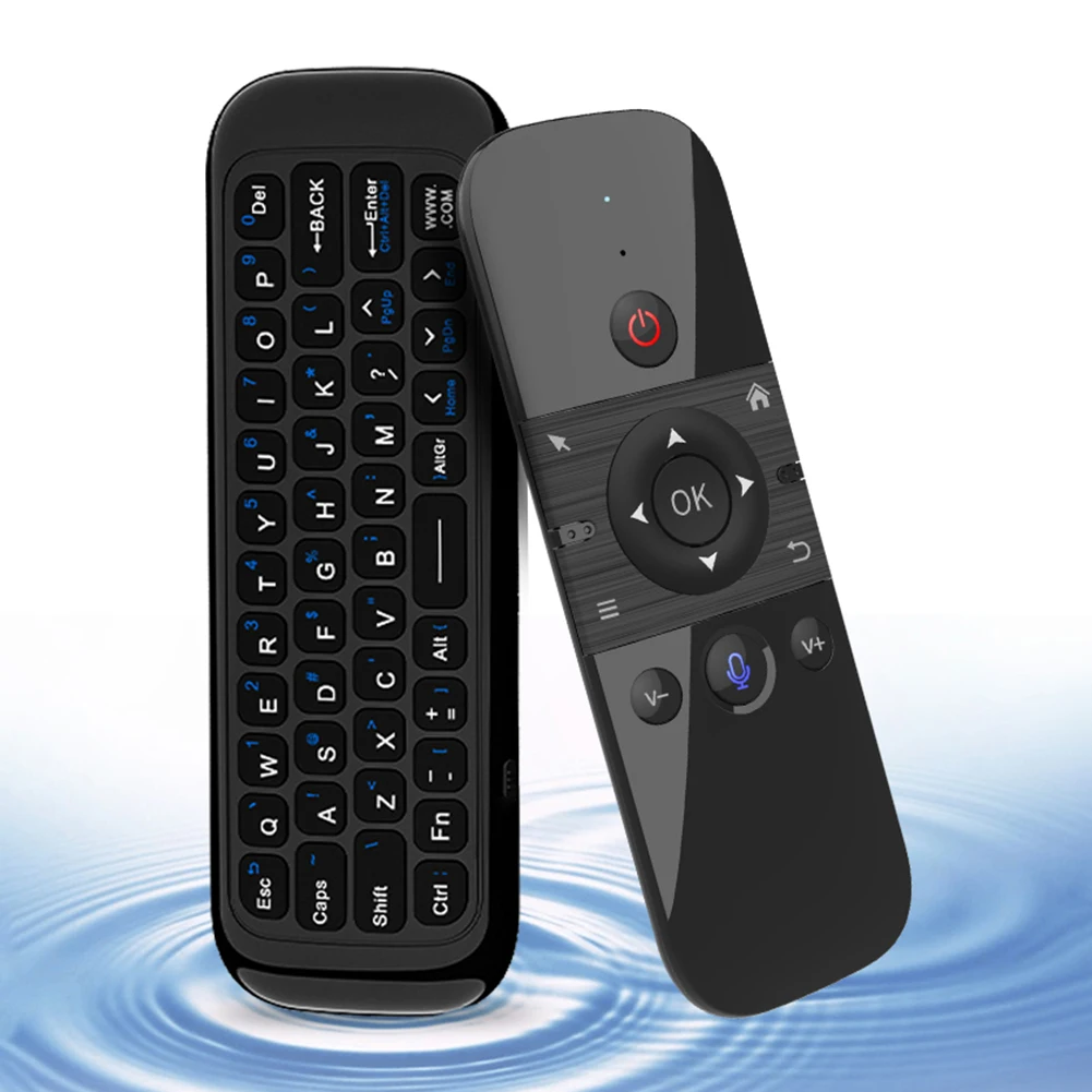 2 In 1 Rechargeable Mini Remote Control With Usb Receiver For Smart Tv Box Pc