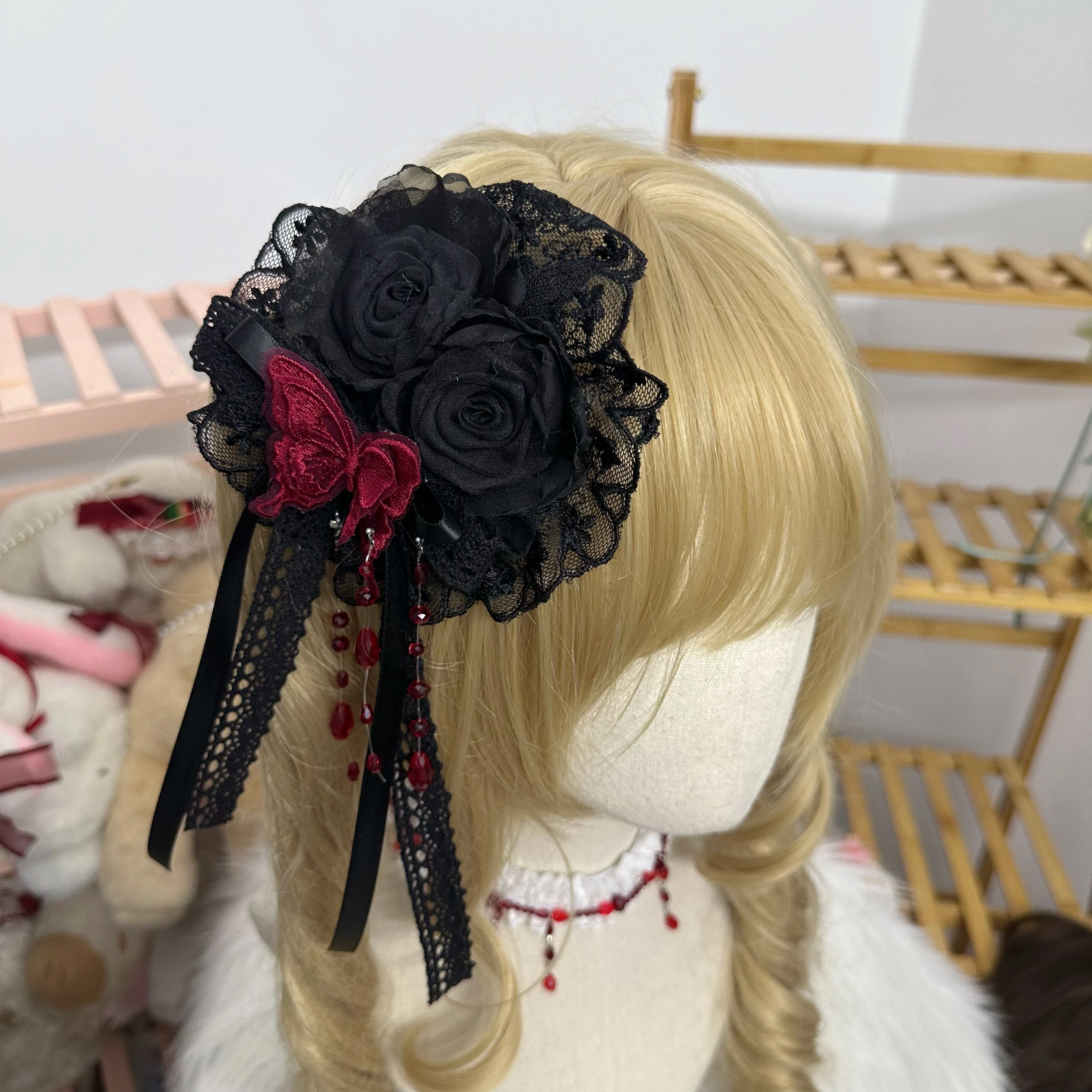 Оригинальная Готическая повязка на голову в стиле &quotЛолита&quot для диабло Bornet