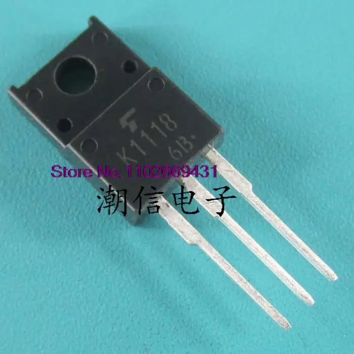 

5PCS/LOT K1118 2SK1118 6A 600V