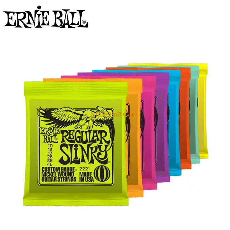 Струны Ernie Ball Super Slinky оригинальные для электрогитары аксессуары гитары 009 010