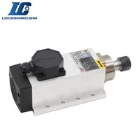 er20 2 2kw air cooling spindle 18000rpm 300hz flange type wiring box ac220v matched 2 2kw vfd for cnc router 2 2kw spindle