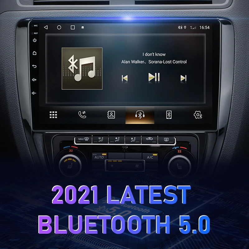 Автомагнитола JMCQ 2 din для Volkswagen Jetta 6 2011 - 2018 Android 10 0 мультимедийный видеоплеер