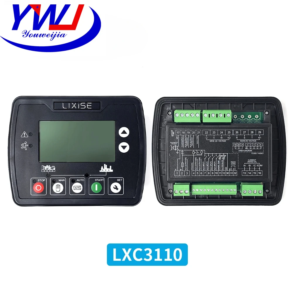 Фото Контроллер генератора LIXiSE LXC3110 LXC3120 с функцией автозапуска/остановки, плата управления дизельным генератором, аксессуары и запчасти для генераторов №1