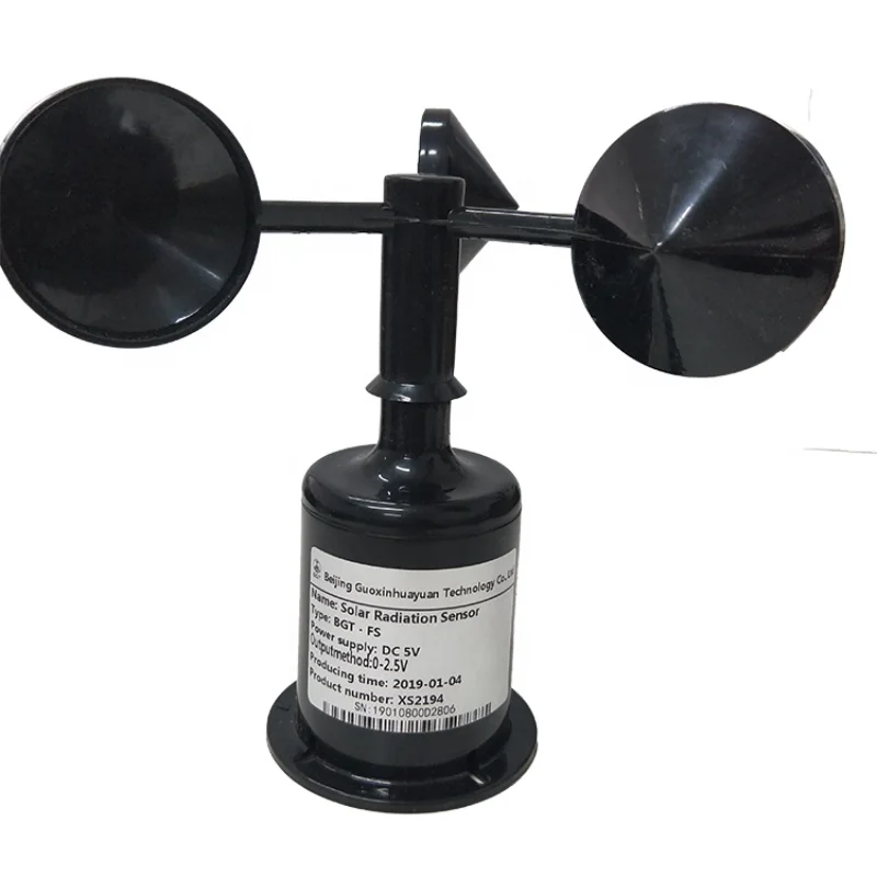 

3 Cup CE Certificated Low Power 3.3DC 5VDC 12VDC 24VDC 4-20mA 0-5V RS485 Wind Speed Sensor Anemometer for Weather Station