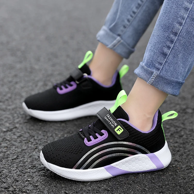Fashion Kids Girls Shoes 2023 Designer Sports Shoes Casual Running Tennis Lightweight 4 To 12 Years Children Sneakers Girls enlarge