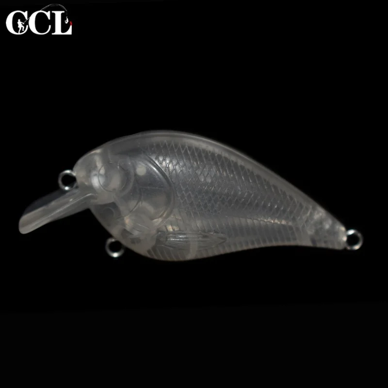 

CCLTBA 15PCS Unpainted 6CM 6G Square Diving Bill Crankbait Mini Floating Blanks Hard Plastic Crank Artificial Fishing Bait Lure
