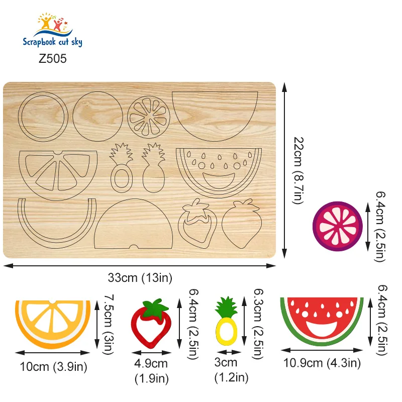 

ScrapbookCutSky-Z505 Wooden Cutting Knife Die Is Used With The Machine