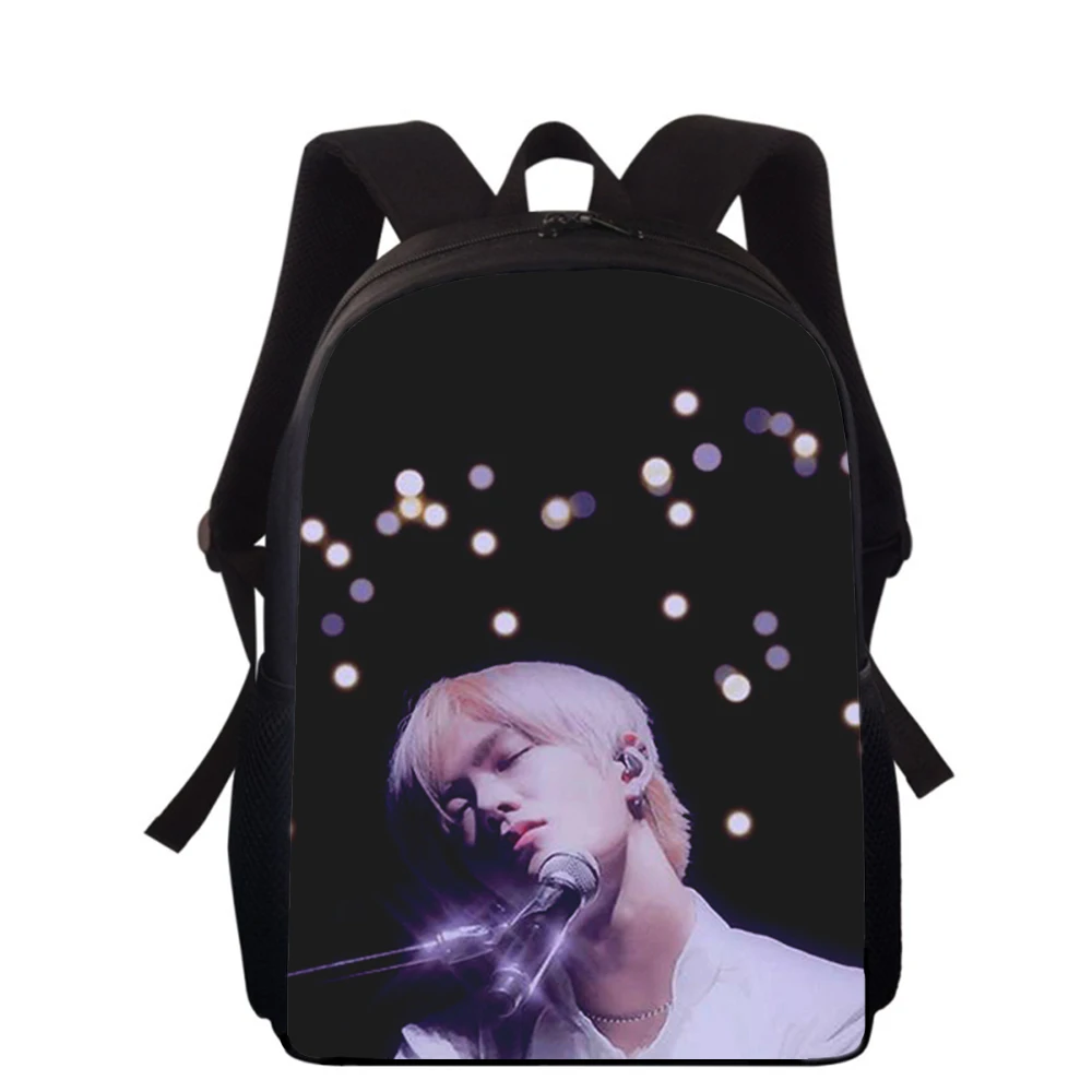 NCT Nakamoto Yuta 15” 3D Print Kids Backpack Primary School Bags for Boys Girls Back Pack Students School Book Bags