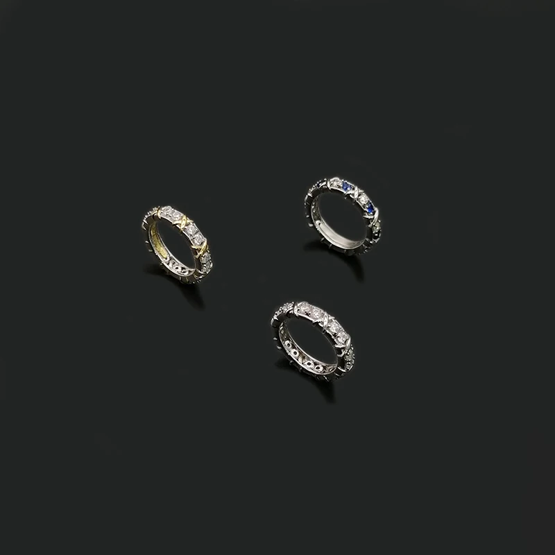 

Boutique Jewelry X Ring 925 Sterling Silver Simple Vintage for Woman Luxury New Holiday Gift Fashion Free Shipping