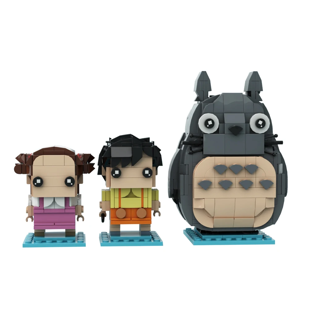 

MOC My Neighbor Totoro Anime Pet Animal Doll Blocks Bricks Building Toy Education Collecting Model for Kids Children Gifts